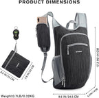 G4Free 15L Hiking Daypack Lightweight Travel Backpack Packable Outdoor Casual - Image 4
