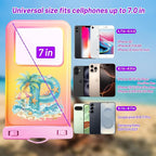 Personalized Initial Waterproof Phone Pouch Case - Image 2