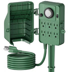 BN-LINK Outdoor Power Stake Timer Waterproof, 24-Hour Mechanical Timer by BN-LINK