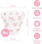 I00000 200 Pcs 9 oz Clear Plastic Cups - Image 3