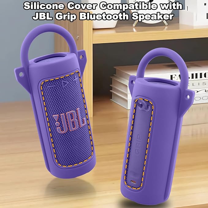 for JBL Grip Portable Waterproof Speaker Silicone Case, Portable Travel Soft - Image 3