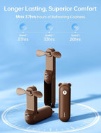 JISULIFE Handheld Fan 8 Plus: All-in-One Mini Fan - Image 3