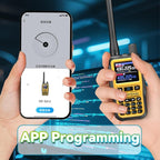 BAOFENG UV5RMINI Two Way Radio NOAA Weather Radio Dual PTT 999CH Survival APP - Image 5