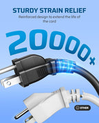 DEWENWILS Short Extension Cord, 1 Foot Power Cord, 16 AWG SJTW Weatherproof - Image 5