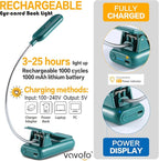VAVOFO Rechargeable Book Light for Reading in Bed Kids, 7 LED Reading Light - Image 4