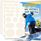 35Pcs Down Jacket Repair Patch Kit Pre-Cut Nylon Patches by OAZ