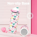 24 oz Valentine's Day Water Bottle: Meoky Stainless Steel Water Bottle - Image 7