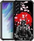 for Samsung Galaxy S21 Case, Sakura Japanese Samurai Pattern Graphic Design by FKBRCL4U