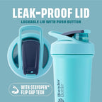 BlenderBottle Sport Sleek Shaker Cup Insulated Stainless Steel Water Bottle - Image 2