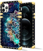 Compatible with iPhone 11 Pro Max Case, Starry Sky Colourful Mandala Luxury - Image 2