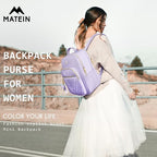MATEIN Womens Backpack Purse, Fashion Cute Bowknot Mini Backpack Purse - Image 2
