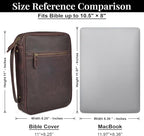 LEATHER VILLAGE Genuine Leather Bible Cover - Image 4