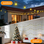 Solar Lights Outdoor Waterproof: G40 10M 33FT Shatterproof Bulbs Patio Lights - Image 8