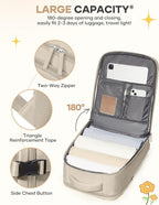 coofay Travel Backpack For Women Men Airline Approved Carry On Backpack Flight - Image 5
