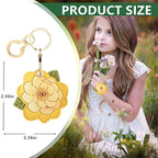 BORKUANA Leather Keychain Holder Case Compatible - Image 2