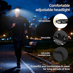 Rechargeable Headlamp, 1200 Lumen Super Bright Lightweight 0.25 lb - Image 3