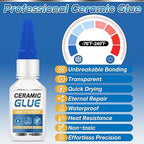 Ceramic Glue Repair Kit, 30g Ceramic Glue - Image 3