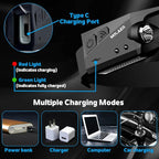 Headlamp Rechargeable, 230° Wide Beam Head Lamp, Motion Sensor LED Head lamp - Image 3