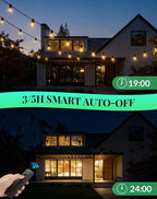 Outdoor String Lights LED Patio-Light - 65Ft Outside Waterproof Dimmable Porch - Image 4