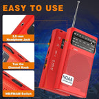 Goodes NOAA Weather Radio, AM FM NOAA Emergency Radio Portable - Image 5