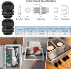 Zulkit Junction Box ABS Plastic Dustproof Waterproof IP65 Electrical Boxes - Image 6