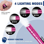 WORKPRO Rechargeable Pen Light, Mini Flashlight, 2 Pack Ultra-Compact EDC - Image 4