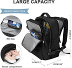 WONHOX Large Travel Backpack Carry on Flight Approved Laptop Work Business - Image 3