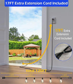 luckystyle 120FT LED Outdoor String Lights - Image 2