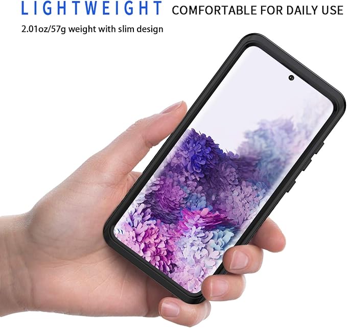 Lanhiem for Samsung Galaxy S20+ Plus Case, IP68 Waterproof Dustproof Shockproof - Image 2