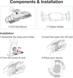 PLDHPRO CD Slot Tablet Car Mount - Image 8