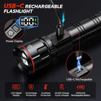 RECHOO Rechargeable Flashlights 1 Pack, Super Bright High Lumens LED Flashlight - Image 3