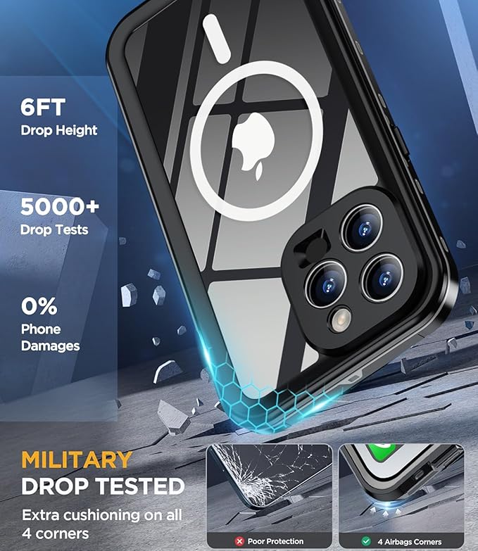for iPhone 15 Pro Case Waterproof | Shockproof Dust Proof Phone Case Cover - Image 5