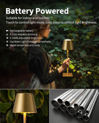 KDG 2 Pack Cordless Table Lamp, Portable LED Desk Lamps, 5000mAh Battery - Image 4