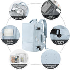 Beraliy 29L Travel Backpack Women, Airline Approved Backpack, Carry On luggage - Image 4