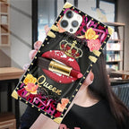 Compatible with iPhone 12 Pro Max Case, Queen Lip Crown Leopard Print Luxury - Image 7