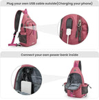 G4Free Canvas Sling Bag Crossbody Backpack - Image 4