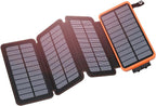 Hiluckey Solar Charger 25000mAh, Outdoor USB C Portable Power Bank by Hiluckey