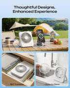 Otlonpe Personal Portable Desk Fan, 4000mAh Small Rechargeable Portable Fan - Image 6