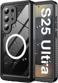 for Samsung Galaxy S25 Ultra Case, IP68 Waterproof Dustproof Case, Full Body by Hllhunkhe