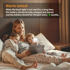 VAVOFO Rechargeable Book Light for Reading in Bed Kids, 7 LED Reading Light - Image 7