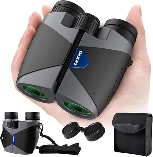 15x30 Compact Binoculars for Adults and Kids by occer