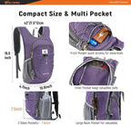 SKYSPER 15L/20L Foldable Hiking Backpack Lightweight Packable Travel Daypack - Image 3