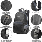 G4Free 20L Lightweight Packable Backpack Travel Hiking Daypack Foldable Backpack - Image 5