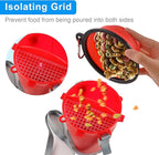 Dog Travel Water Bottle Collapsible Bowls, 2 in 1 Pet Food Container - Image 4