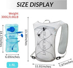Runlight Running Vest for Women Men Lightweight Hydration Backpack Pack - Image 2