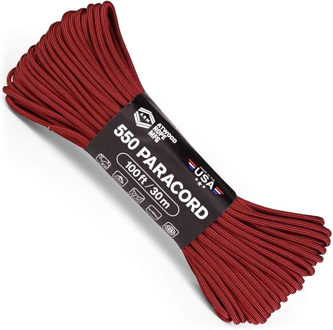 Atwood Rope MFG Color Changing 550 Paracord 100 Feet 7-Strand Core Nylon by AtwoodRopeMFG