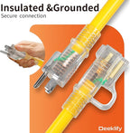 12 Gauge 100 FT Heavy Duty Outdoor Extension Cord Waterproof - Image 5