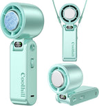 Handheld Portable Fan with Ice Cooler: 199-Speed 5500mAh Rechargeable Handheld by Unknown