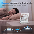 GOCKERA Desk Fan, 6.61''Ultra-thin 5000mAh Battery Powered Fan - Image 3