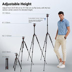 NEEWER Basics 72" / 182 cm Travel Tripod Monopod - Image 3